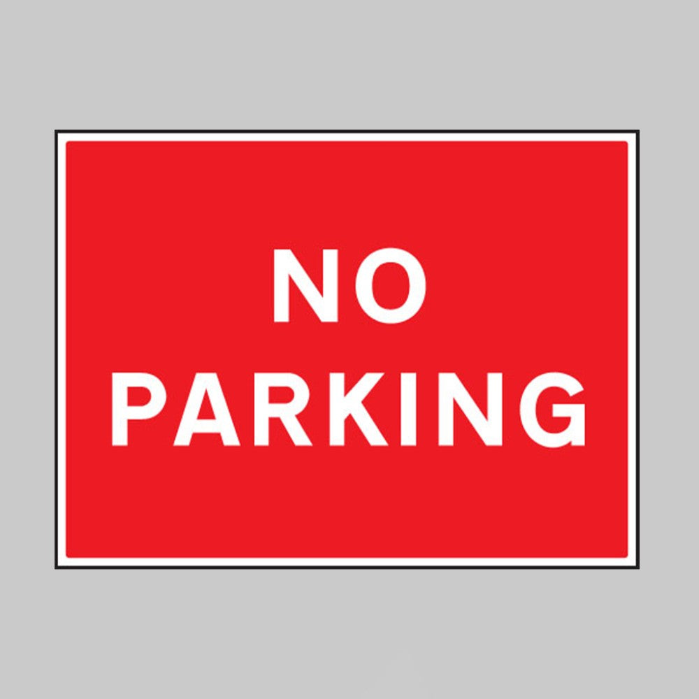 No Parking Safety Sign