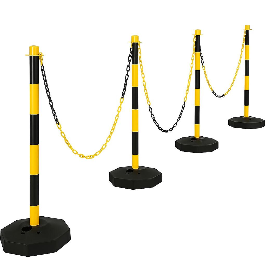 32ft Plastic Crowd Barrier Set