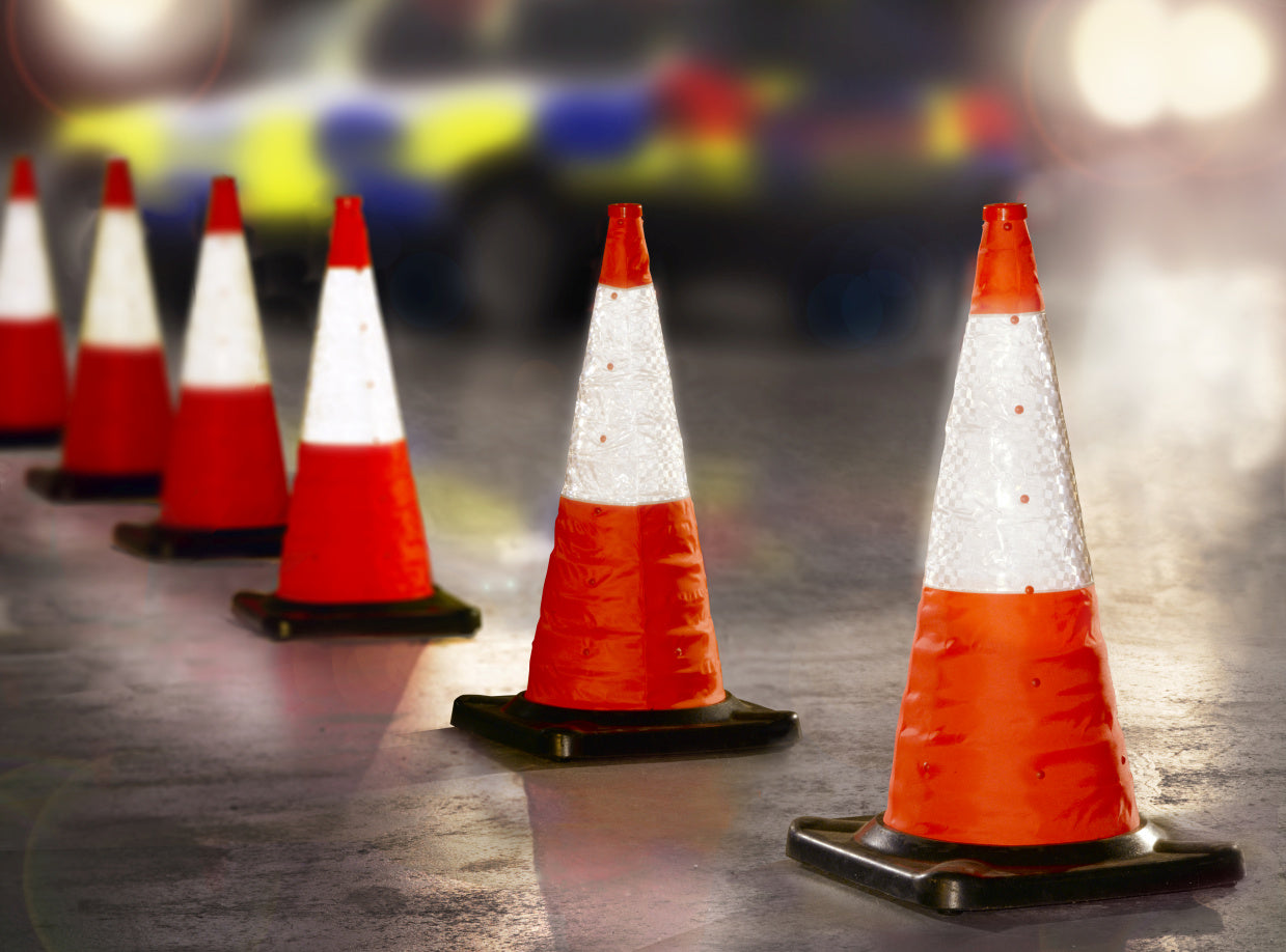 UK Road Compliant Pop Up Traffic Cones