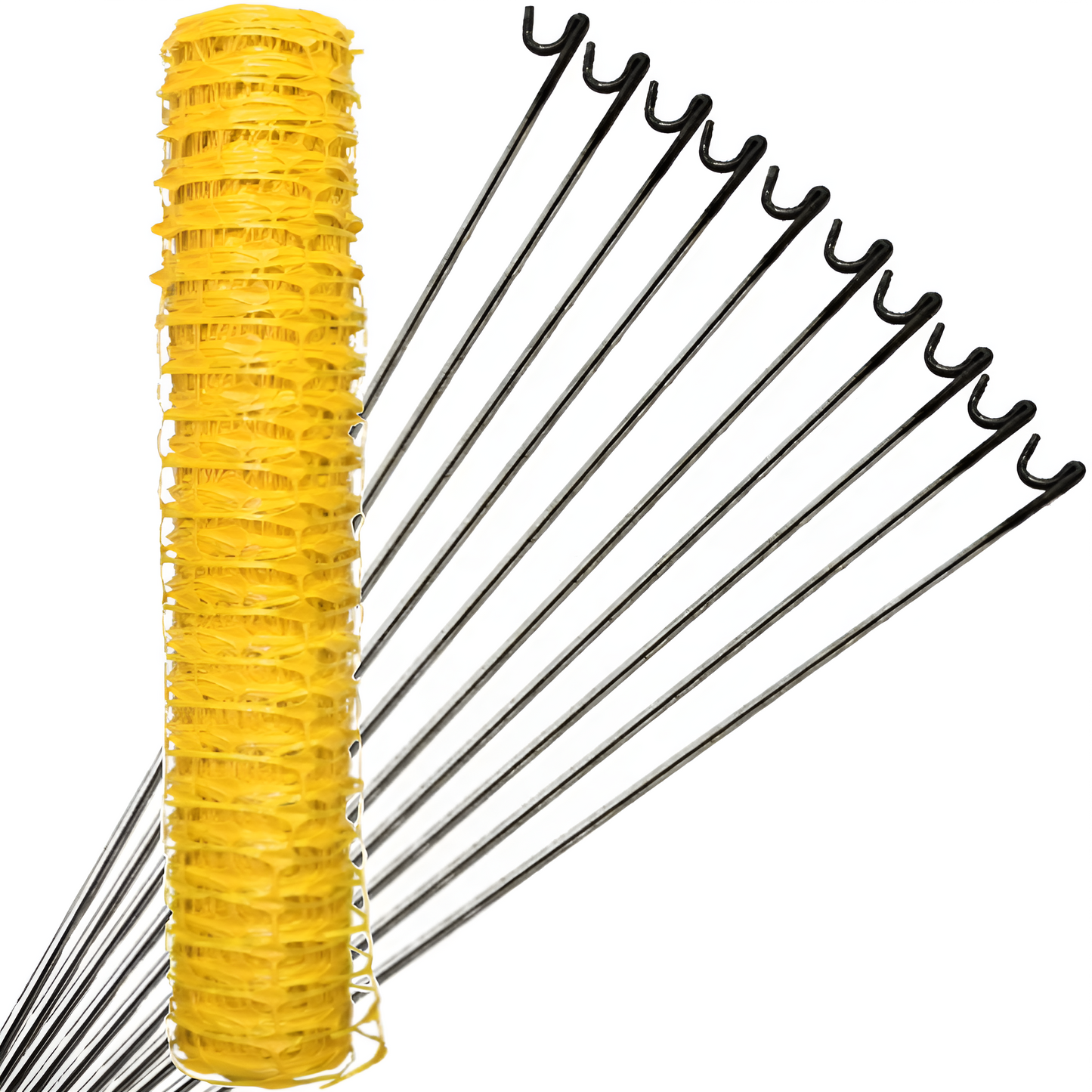 Barrier Fencing Mesh 1mx50m and Pins