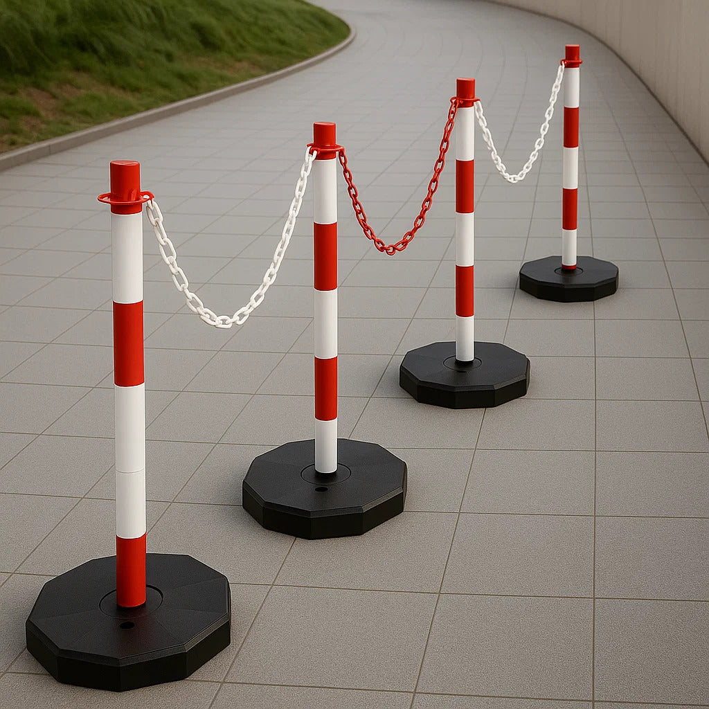 32ft Plastic Crowd Barrier Set