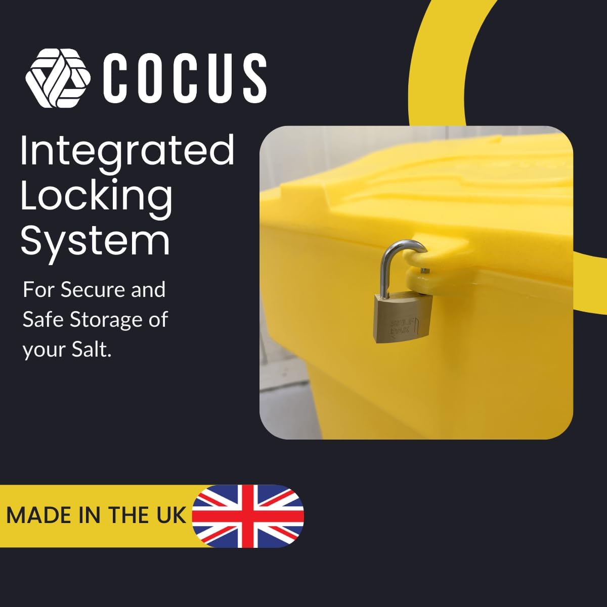 Stackable Grit Bins - Yellow