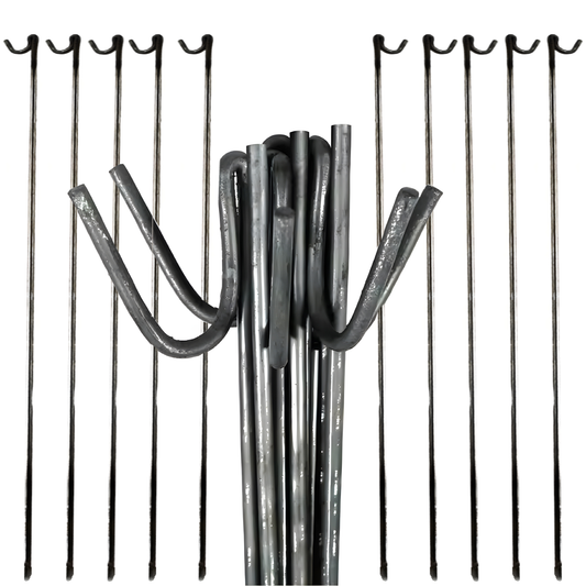 Steel Fencing Pins - 8mm x 1200mm Pack of 10