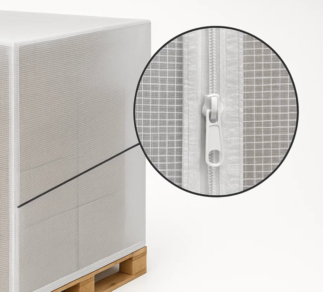 Zip Lock HDPE Pallet Covers