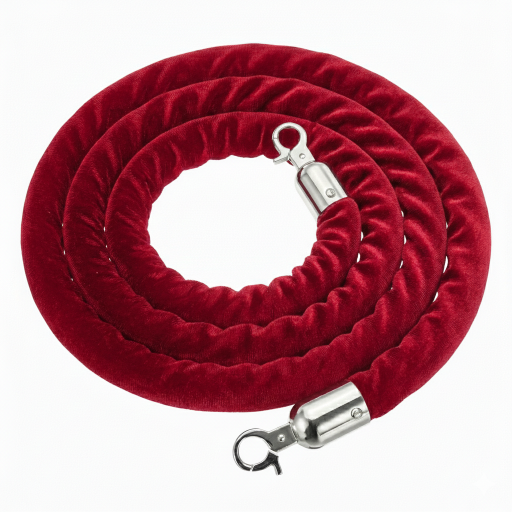 1.5m Velvet Rope Barrier