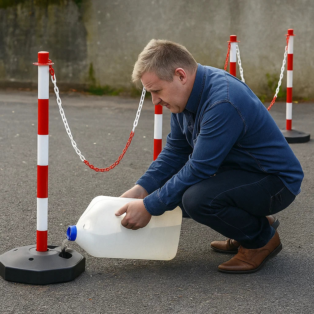 32ft Plastic Crowd Barrier Set
