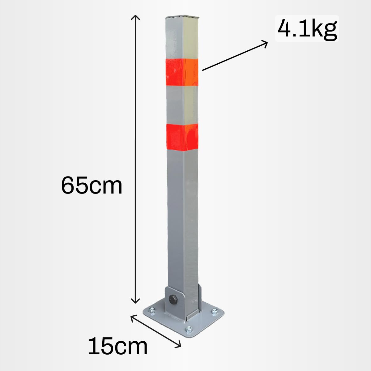 Heavy Duty Square Parking Barrier