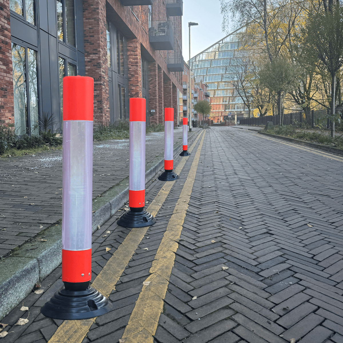 Reflective Flexible Traffic Posts