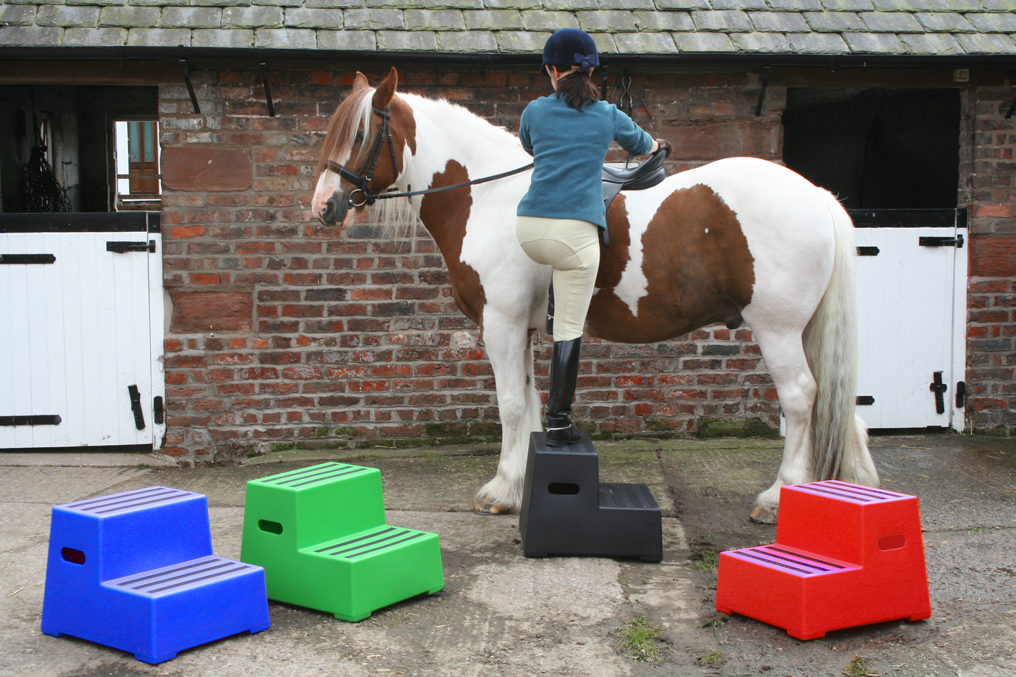 Heavy Duty Plastic Mounting Safety Steps
