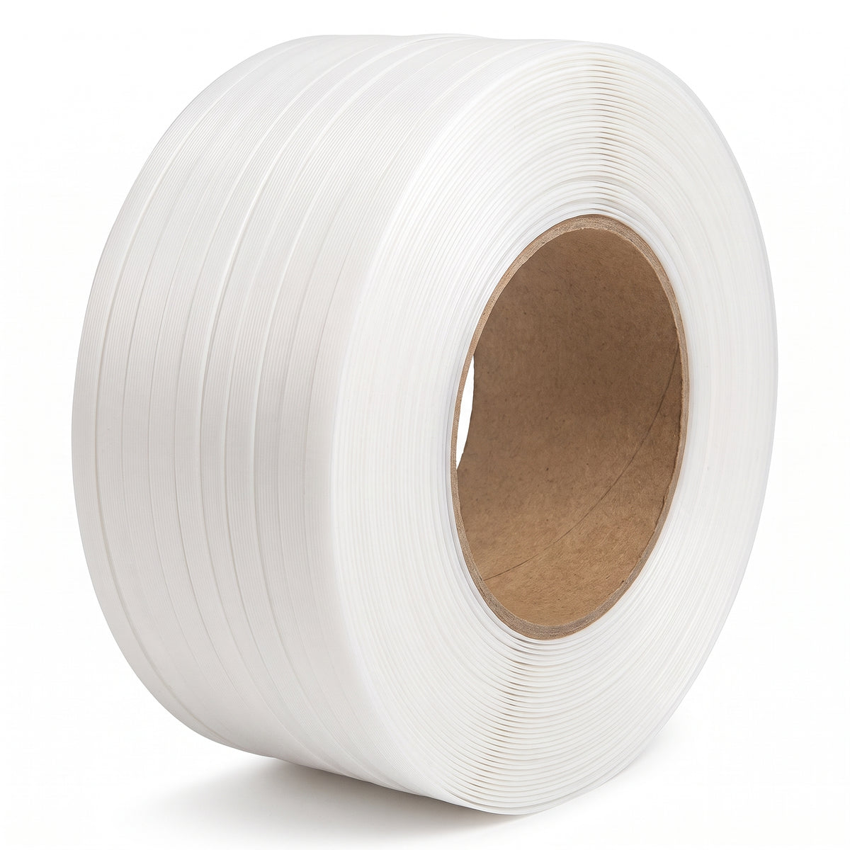 COCUS white PP polypropylene hand strapping coil 15mm x 0.6mm x 2500m
