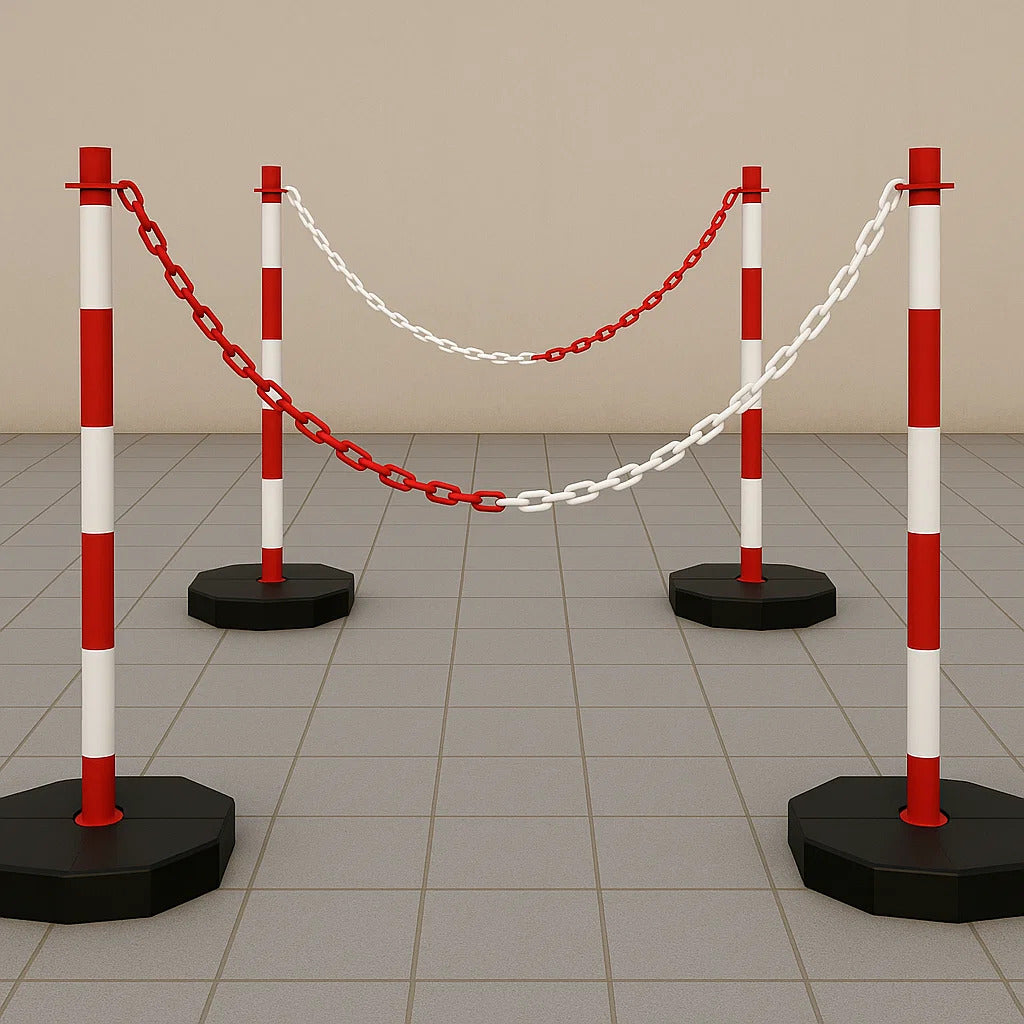 32ft Plastic Crowd Barrier Set