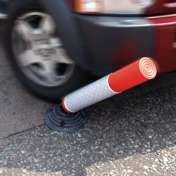 Reflective Flexible Traffic Posts