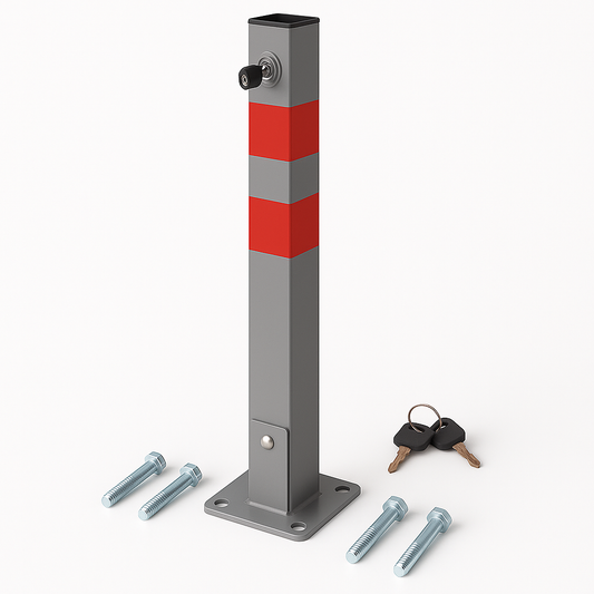 Parking bollards and posts on private land