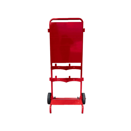 Flat Pack Double Fire Extinguisher Trolley