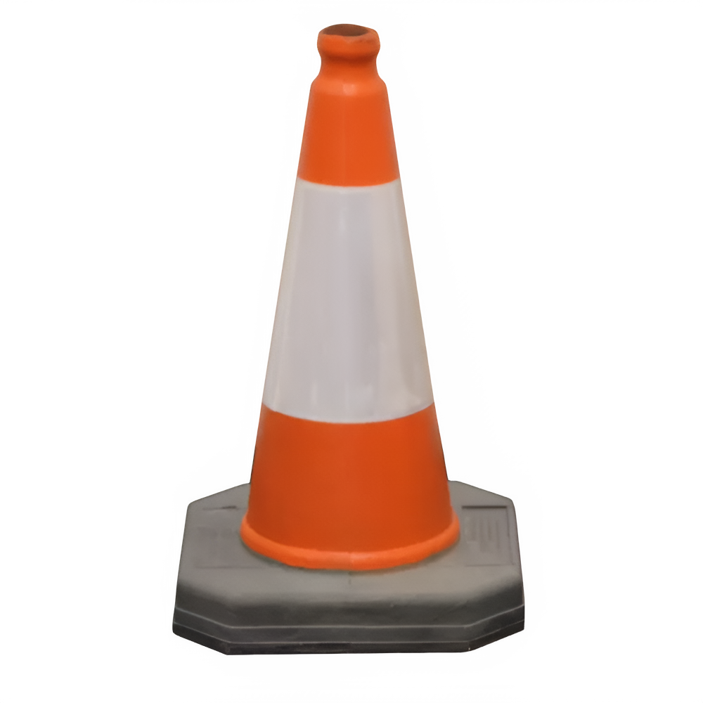 Traff Tex Reflective Highway Road Traffic Cones