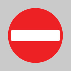 Ra1 Sign No Entry - Class RA1 Safety Sign – Cocus