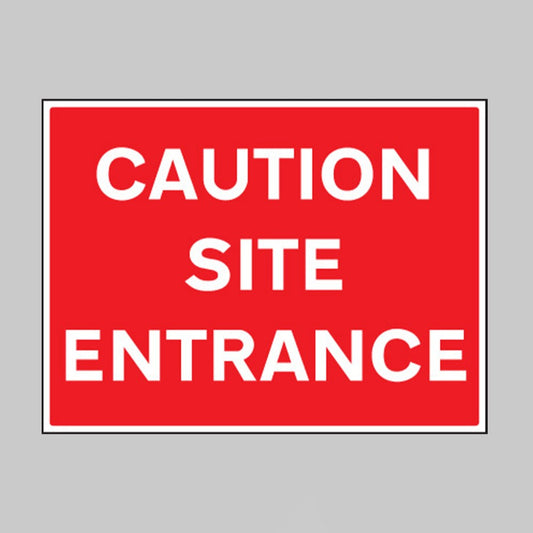 Caution - Site Entrance Safety Sign