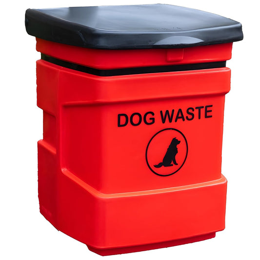 40L Dog Waste Bin - Wall or Post Mounted