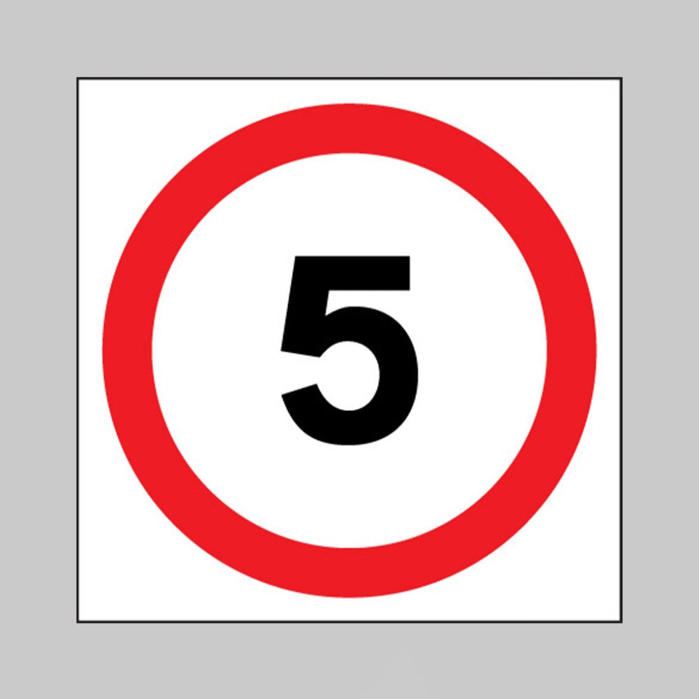 Speed Restriction Safety Signs