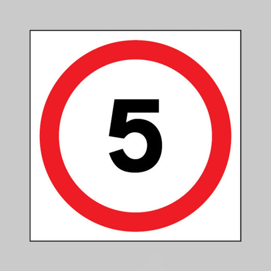 Speed Restriction Safety Signs