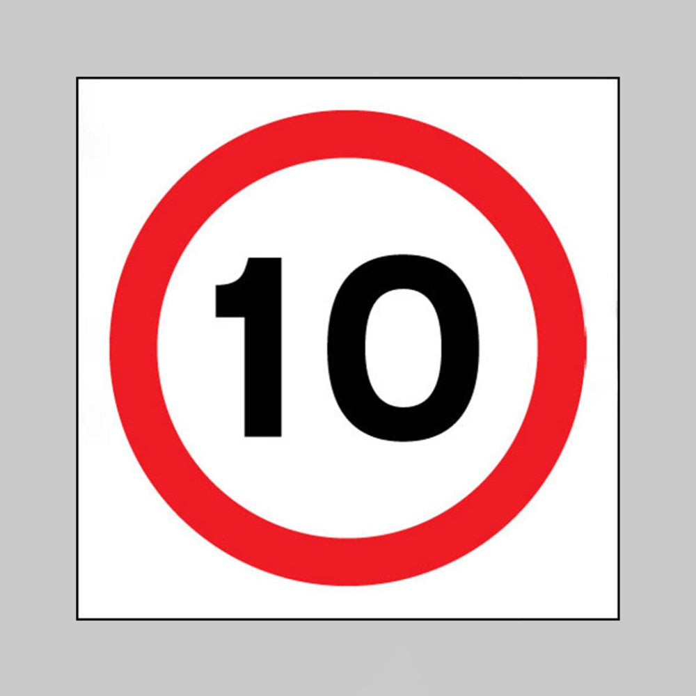 Speed Restriction Safety Signs
