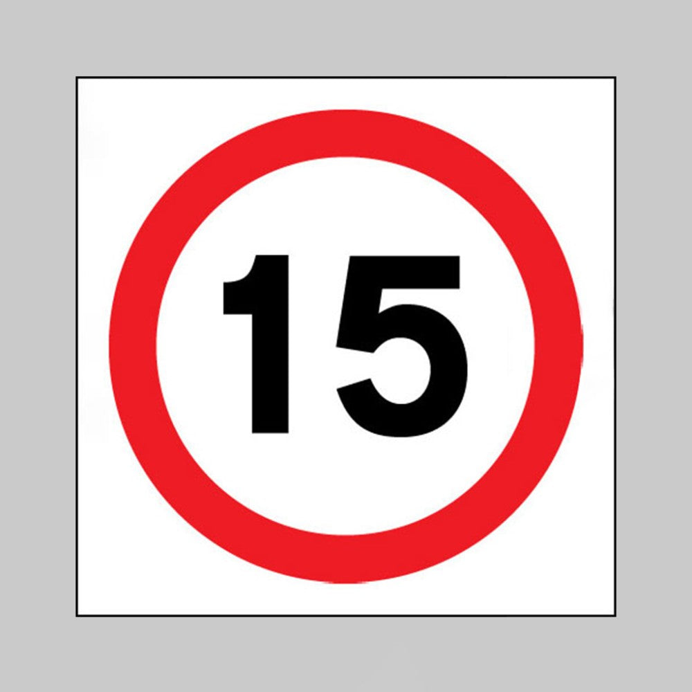 Speed Restriction Safety Signs