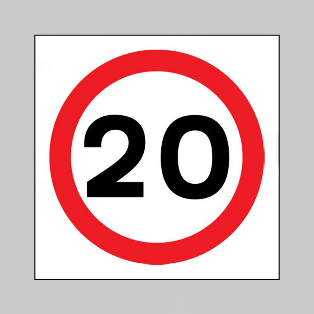 Speed Restriction Safety Signs