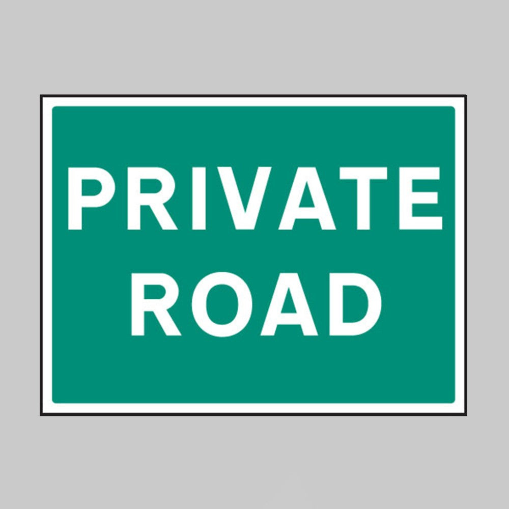 Private Road Safety Sign