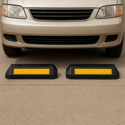 Heavy Duty Rubber Wheel Stops