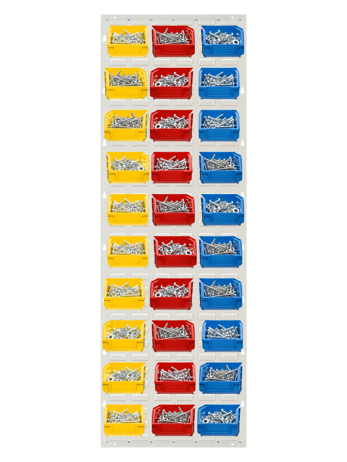 COCUS Louvre Tall panel bundle with 30 large mixed hook-on bins