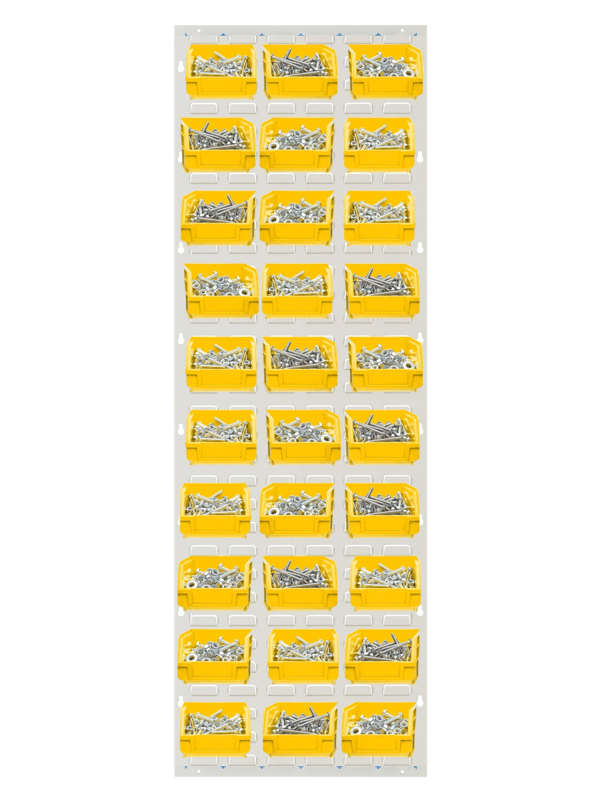 COCUS Louvre Tall panel bundle with 30 large yellow hook-on bins
