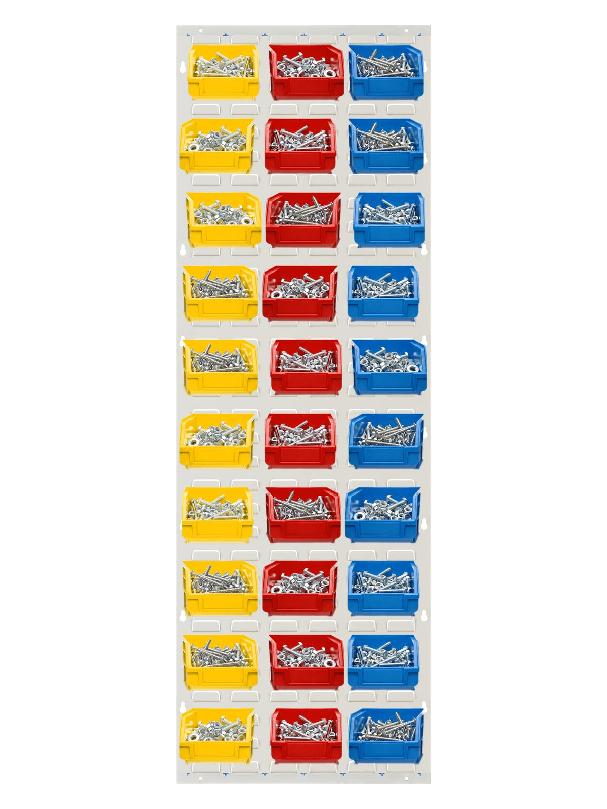 COCUS Louvre Tall panel bundle with 30 medium mixed hook-on bins