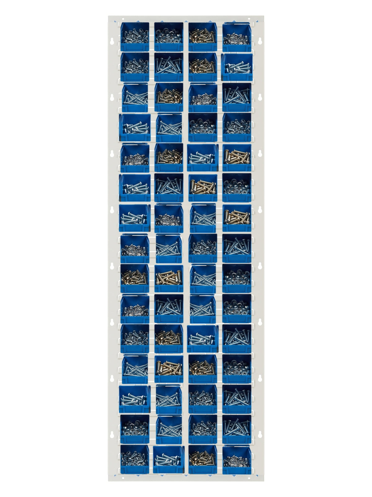 COCUS Louvre Tall panel bundle with 60 small blue hook-on bins