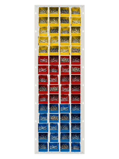 COCUS Louvre Tall panel bundle with 60 small mixed hook-on bins