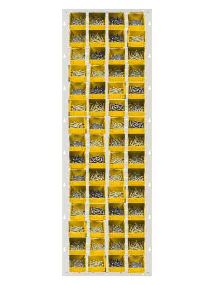 COCUS Louvre Tall panel bundle with 60 small yellow hook-on bins