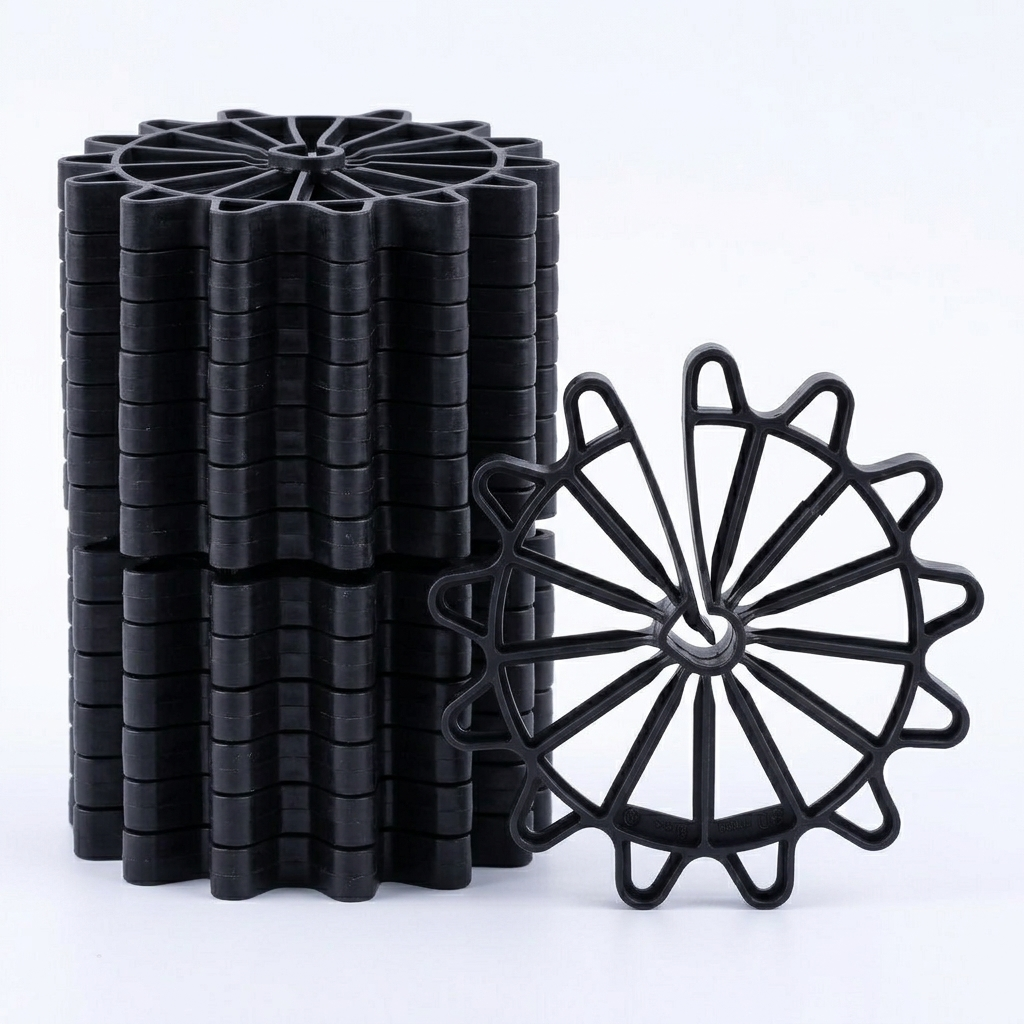 Plastic Cartwheel Rebar Spacers