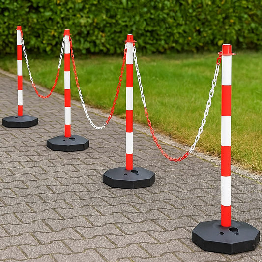 32ft Plastic Crowd Barrier Set