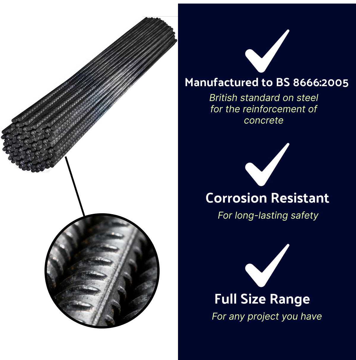 Reinforcing Steel Bar - Concrete Rebar