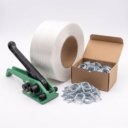 COCUS composite cord strapping kit 16mm - tensioner, cord and 1000 buckles