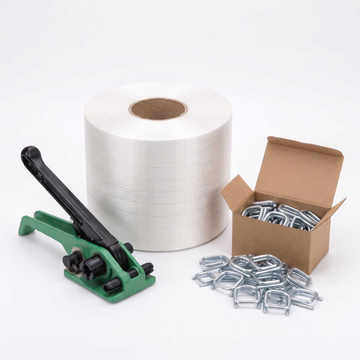 COCUS composite cord strapping kit 19mm - tensioner, cord and 1000 buckles