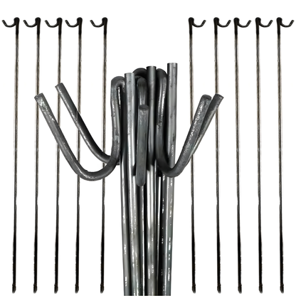 Steel Fencing Pins - 8mm x 1200mm Pack of 10