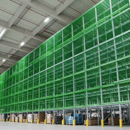 Custom Size Pallet Racking Safety Netting