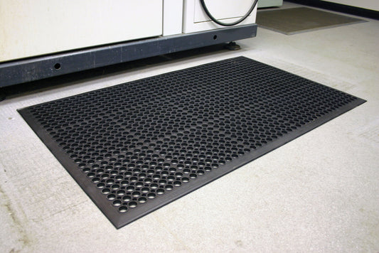 Heavy Duty Drainage Hole Anti-Fatigue Rubber Mat