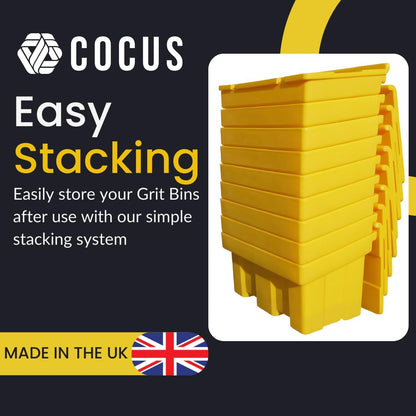 Stackable Grit Bins - Yellow
