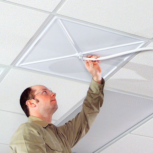 Drop-Ceiling Leak Diversion System