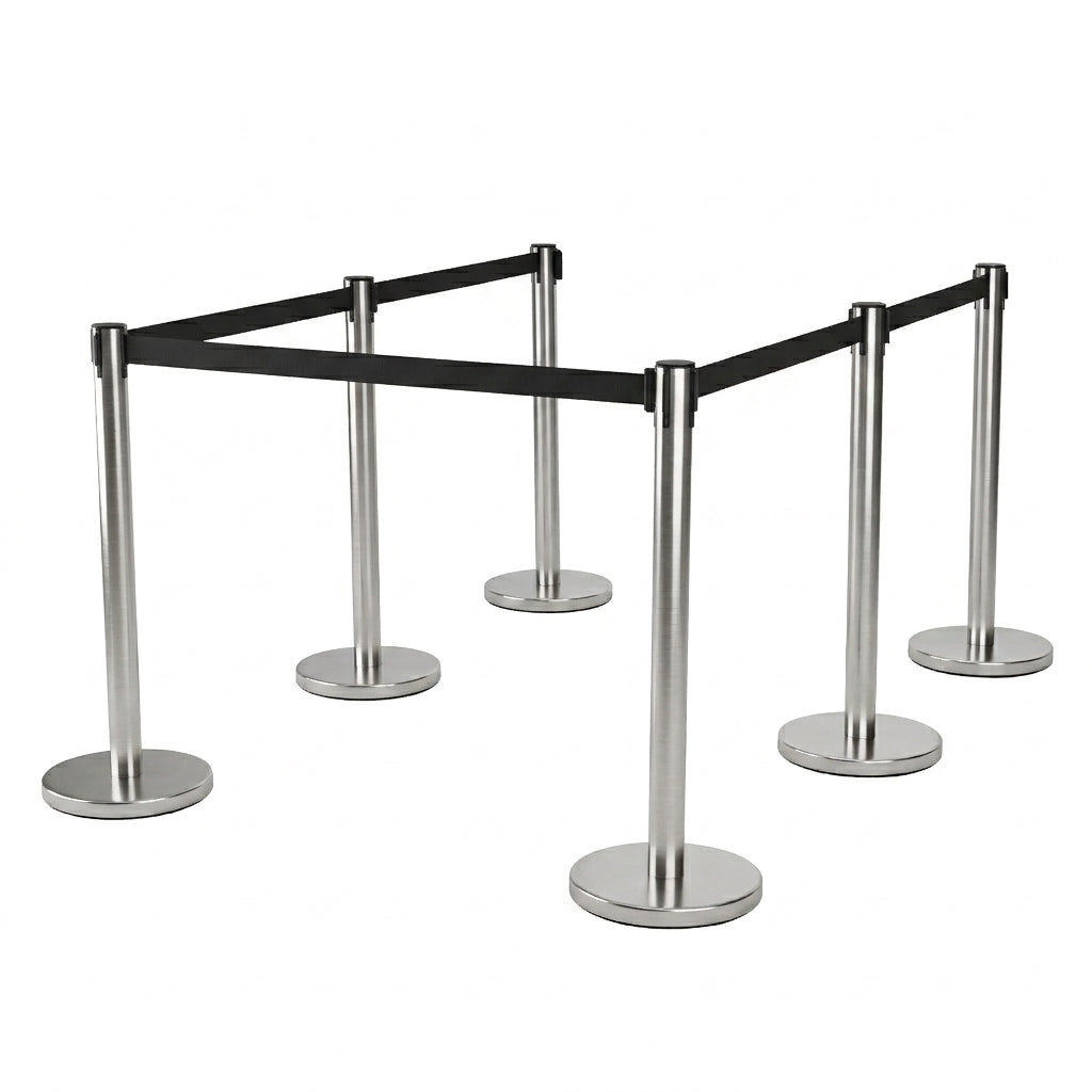 Retractable Belt Queue Barrier - 3m Belt