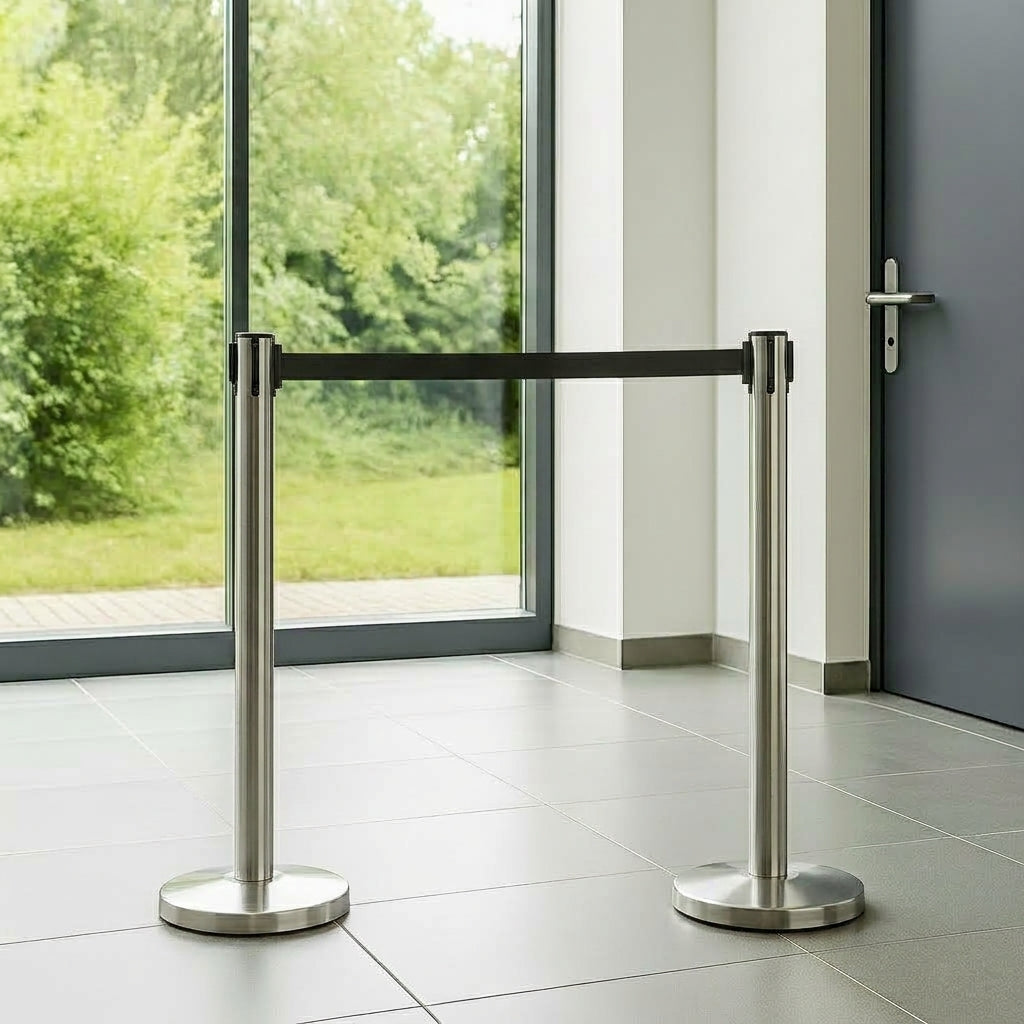 Retractable Belt Queue Barrier - 3m Belt