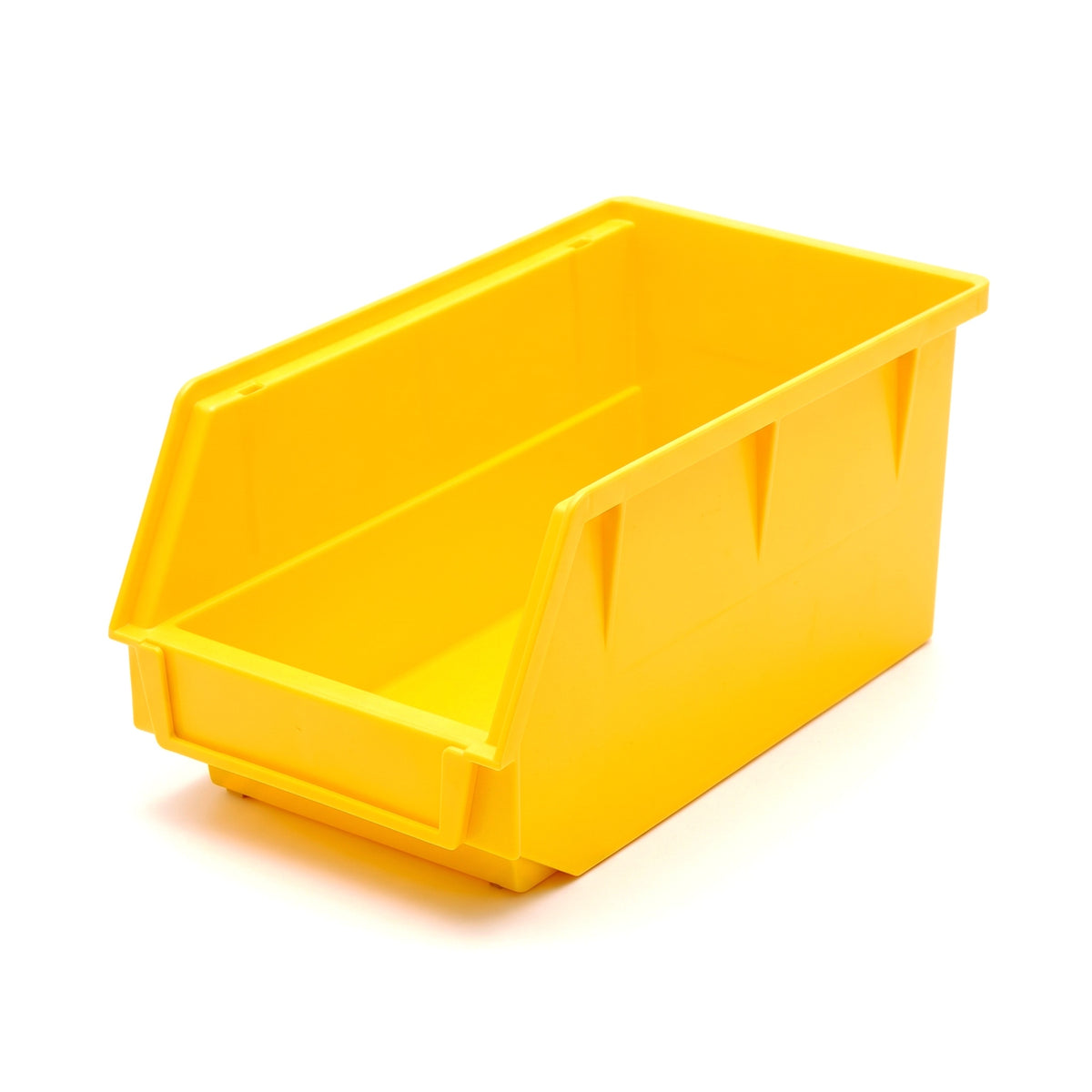 Medium yellow hook-on louvre storage bin
