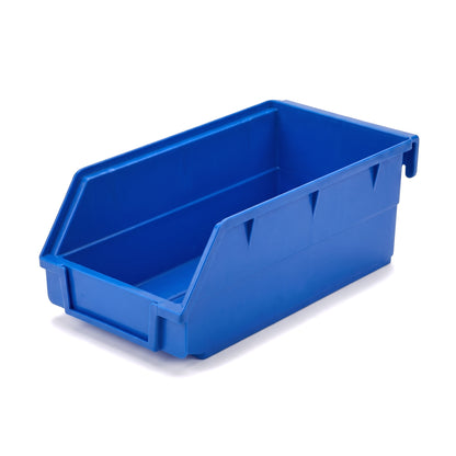 Large blue hook-on louvre storage bin
