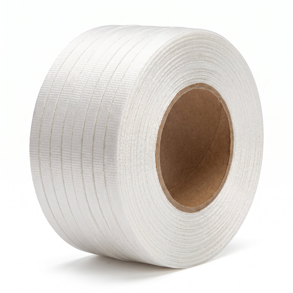 COCUS white woven polyester composite cord strapping coil 16mm x 850m